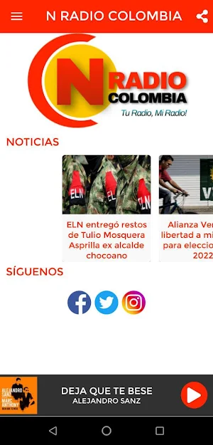 N RADIO COLOMBIA Screenshot 0