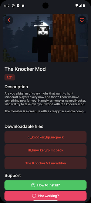 Knocker Mod for Minecraft PE Screenshot 2
