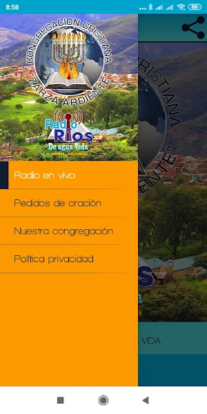 Radio Ríos de agua Vida Screenshot 3