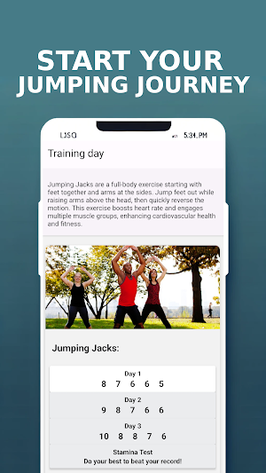 Jumping Jacks Challenge Screenshot 0