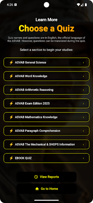 Military Life ASVAB Screenshot 2