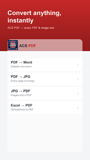 ACS PDF: Editor & Converter Screenshot 1
