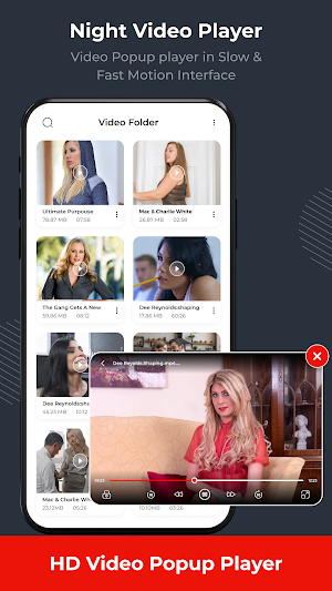 Night Video Player Screenshot 0