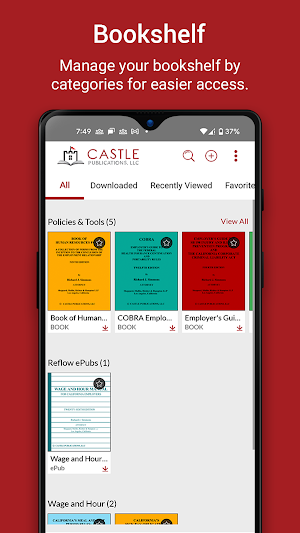 Castle eReader Screenshot 0