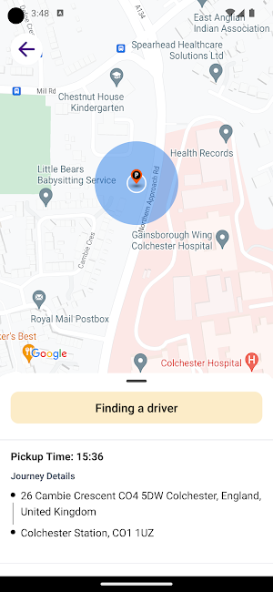 Colchester Taxi Screenshot 3