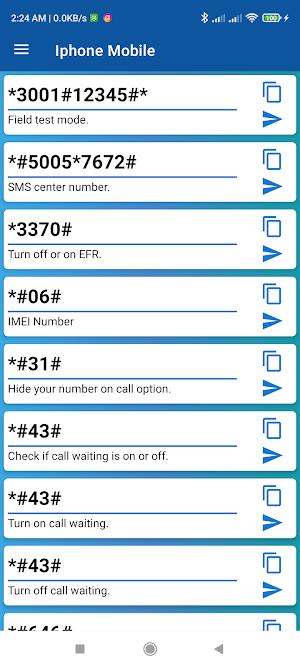 All Mobile Secret Code 2021 Screenshot 3