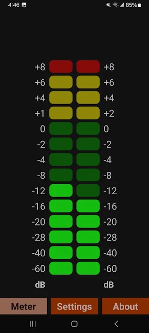 VU meter Screenshot 3