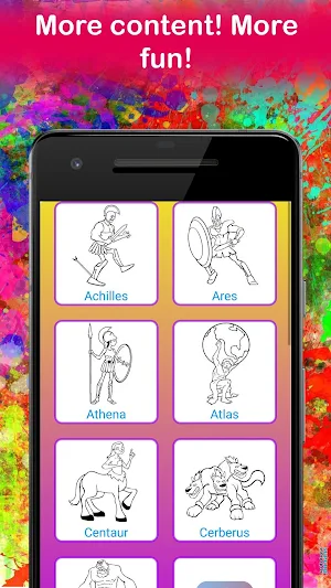 Super Hero Coloring Pages Game for kids 🔱 Screenshot 1