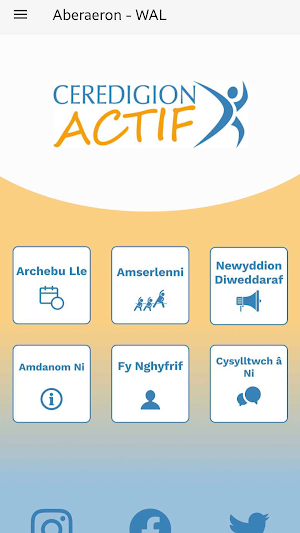 Ceredigion Actif Screenshot 1