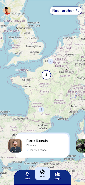 Mercure - Réseau social Screenshot 1