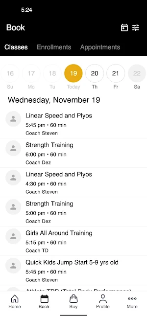 CBP Training Screenshot 1