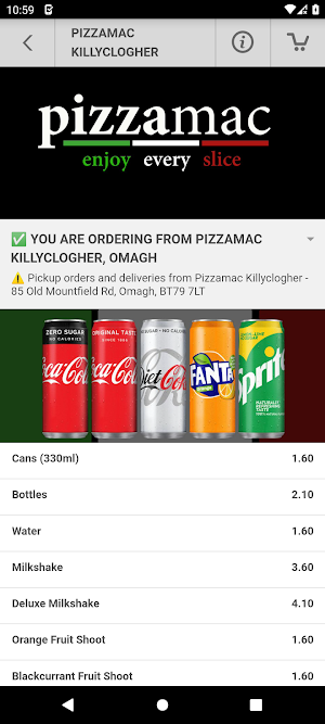 Pizzamac Omagh Screenshot 2