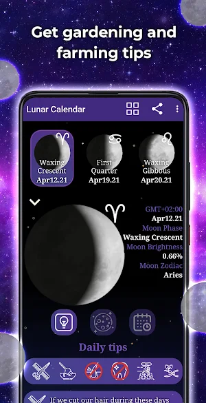 Moon Calendar - Astrology and Horoscopes Screenshot 2