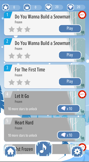 Piano Tiles Elssa Frojen 2 Screenshot 3