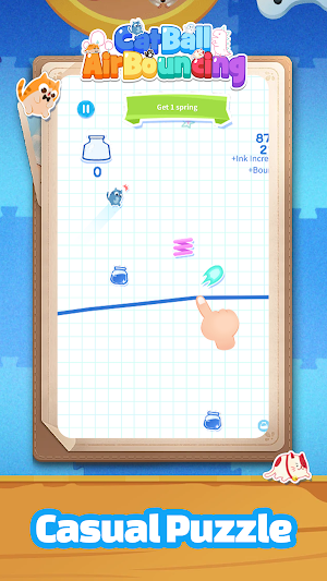 Cat Ball: Air Bouncing Screenshot 3