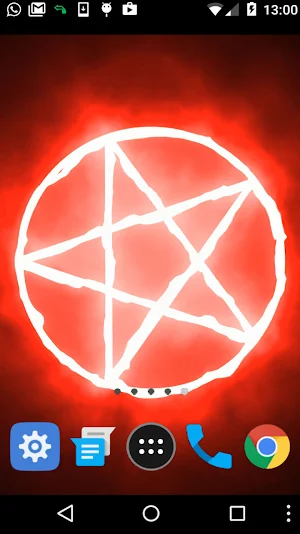 pentagram wallpaper Screenshot 1