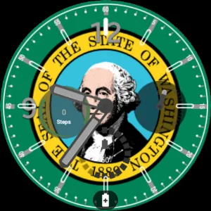 Washington Flag Watchface Screenshot 2