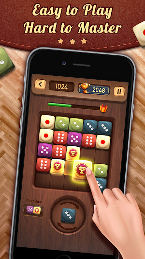 Merge Dice: Random Dice Game & Number Merge Puzzle Screenshot 0