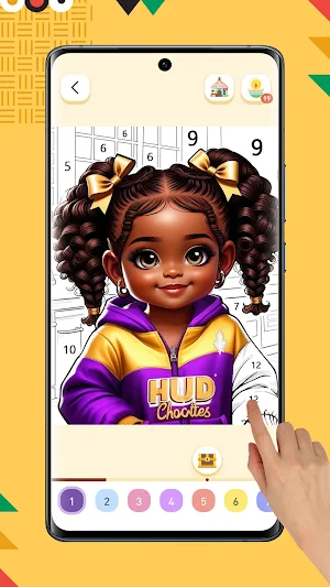 Ebony Story Color By Number Screenshot 2
