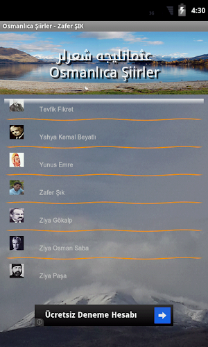 Osmanlıca Şiirler Screenshot 0