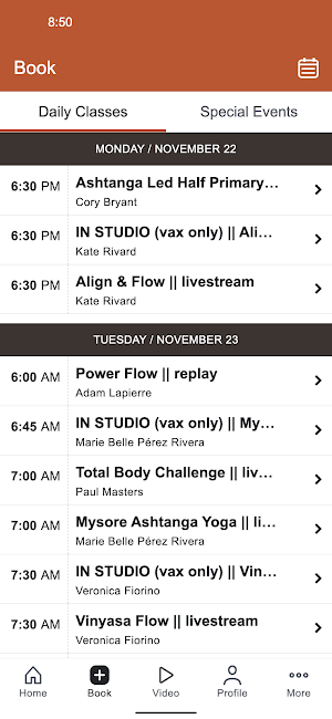 Flow Yoga Center Screenshot 1