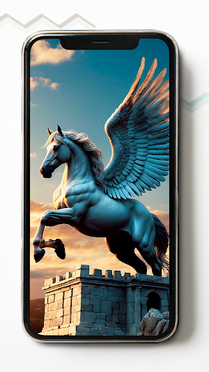 Celestial Pegasus HD Wallpaper Screenshot 3