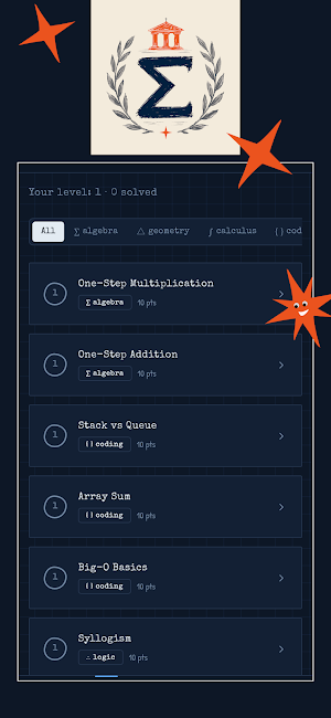 Equation X Academy Screenshot 1