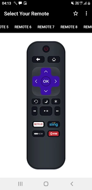 Roku TV Remote Screenshot 3
