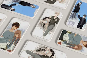 Cute Anime Couple Wallpaper Screenshot 0