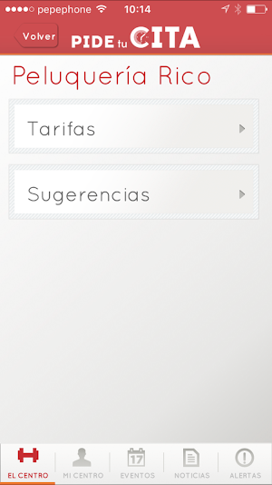 PideTuCita Screenshot 1
