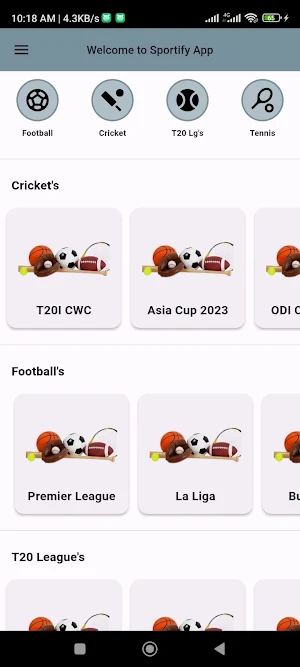 Sportify Screenshot 0