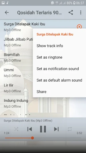 Qosidah Pilihan tahun 90an Screenshot 3