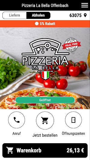 Pizzeria La Bella Offenbach Screenshot 0