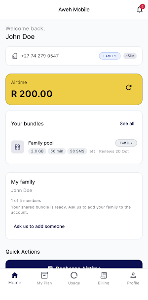 Aweh Mobile Screenshot 0