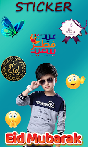 Eid Mubarak Photo Editor 2021 - Eid Stickers Screenshot 3