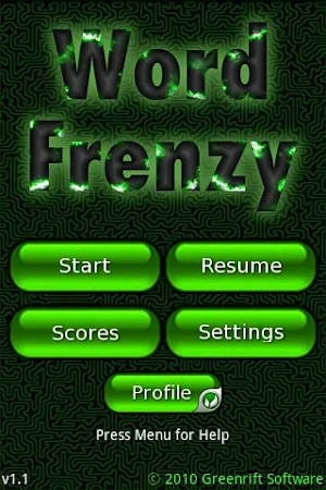 Word Frenzy ™ Screenshot 0