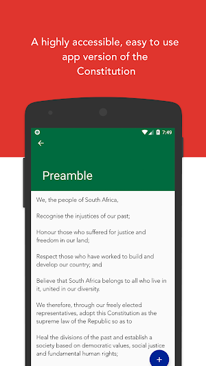 South Africa Constitution 1996 Screenshot 1