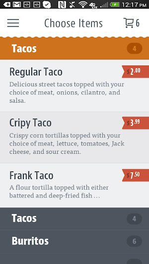 Tacos El Grullense Screenshot 2