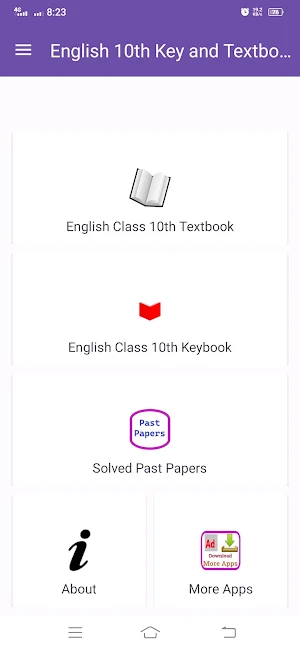 English 10th Key and Textbook Screenshot 0