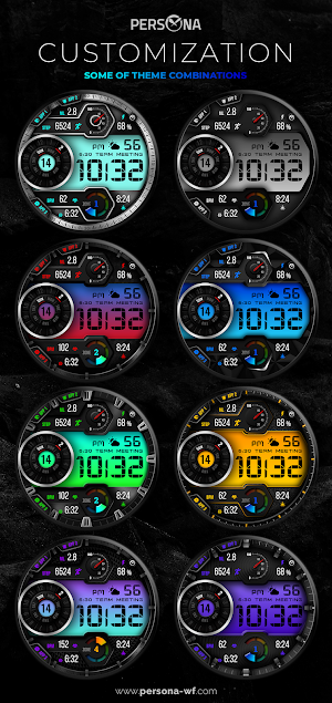 PER012 - Sera Watch Face Screenshot 2