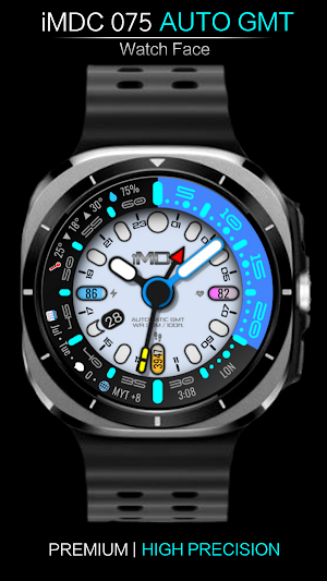 iMDC 075 AUTO GMT WATCH FACE Screenshot 0