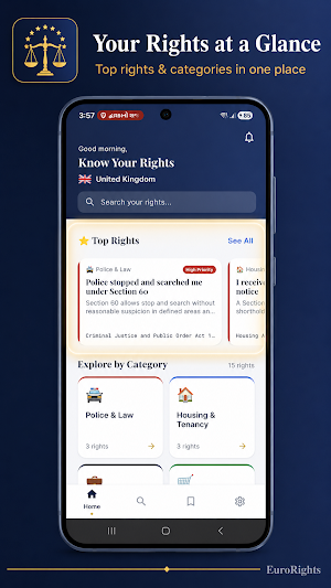 EuroRights: Know Your Rights Screenshot 1