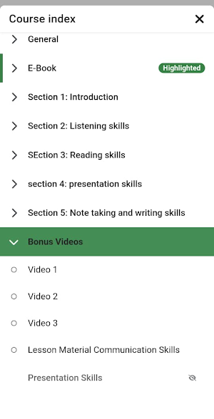 Sahal University ECampus Screenshot 2