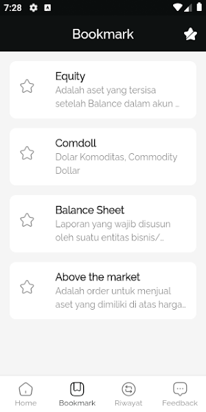 Kamus Trading Screenshot 1