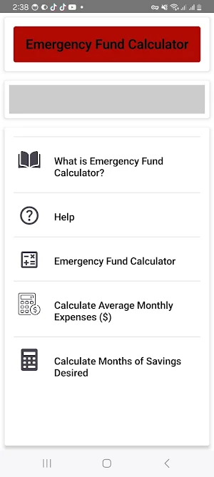 Emergency Fund Calculator Screenshot 0