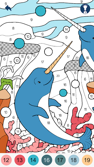 Color by Number - Animals Screenshot 3