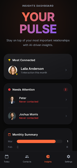 Keep in Touch:Personal Network Screenshot 3