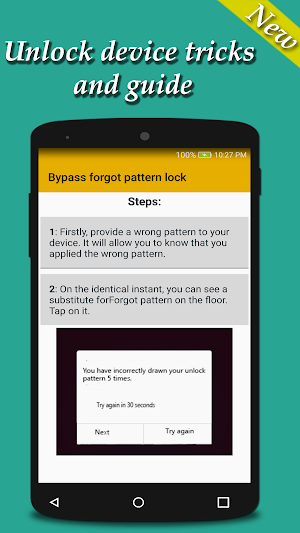 Unlock Device Tricks And Guide Screenshot 0