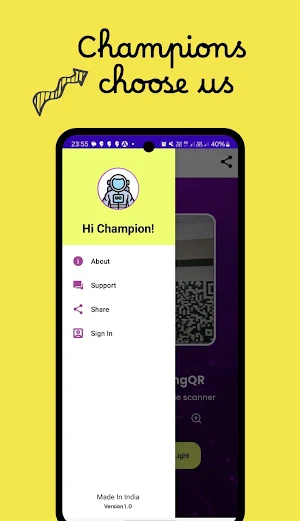TringQR - QR Code Scanner Screenshot 3
