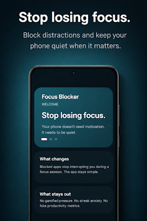 Focus Blocker: App Blocker Screenshot 0